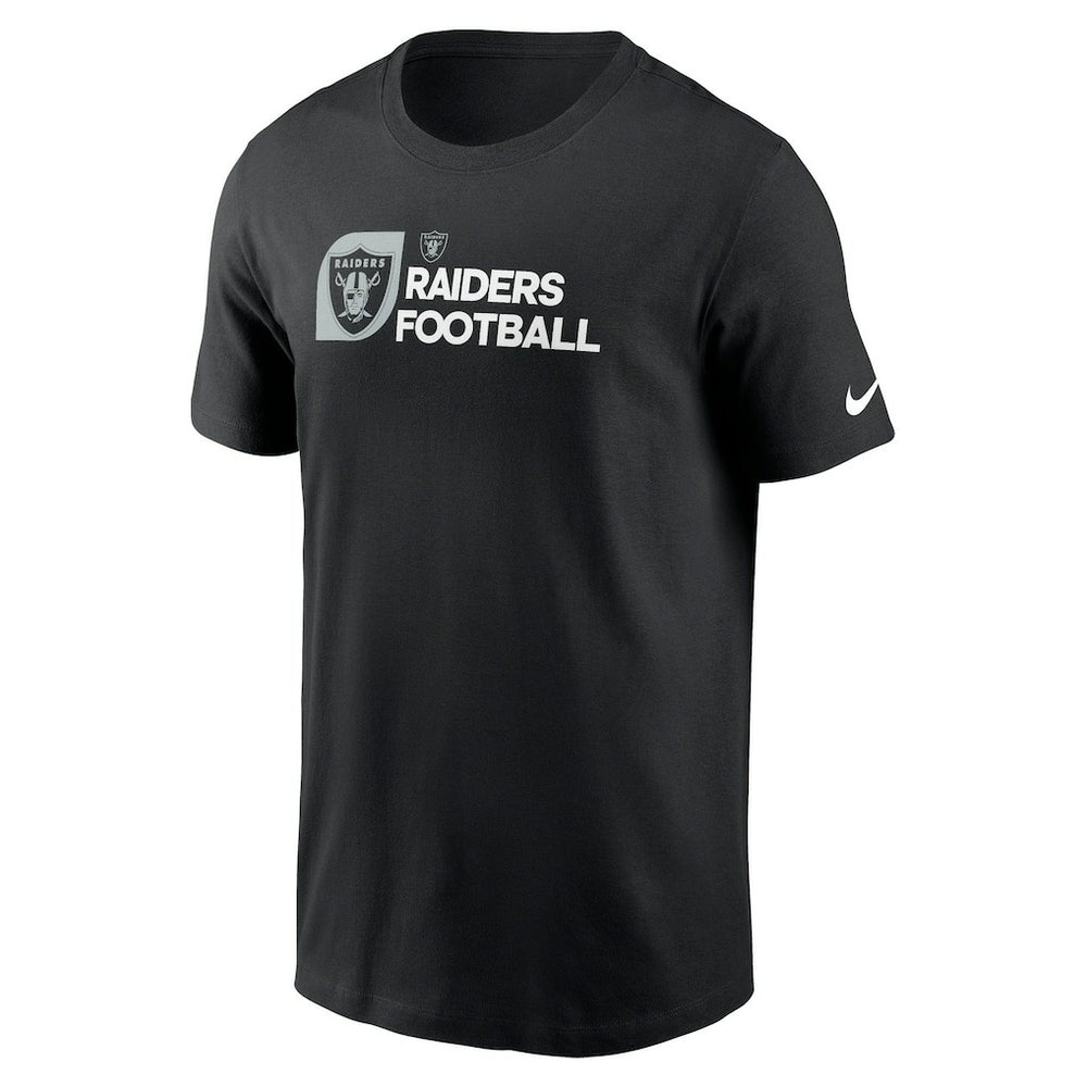 Las Vegas Raiders Outline T-Shirt - Black T-shirts
