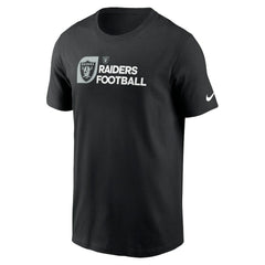 Las Vegas Raiders Outline T-Shirt - Black T-shirts