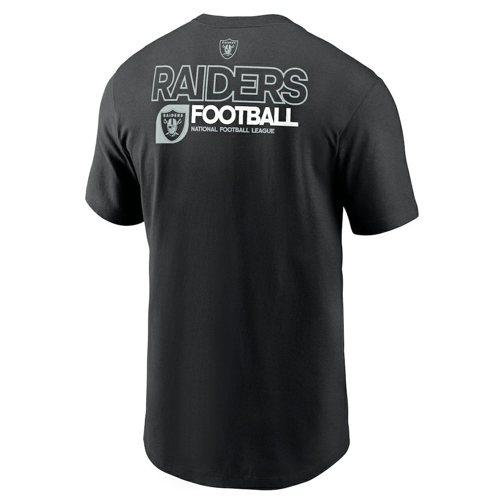 Las Vegas Raiders Outline T-Shirt - Black T-shirts