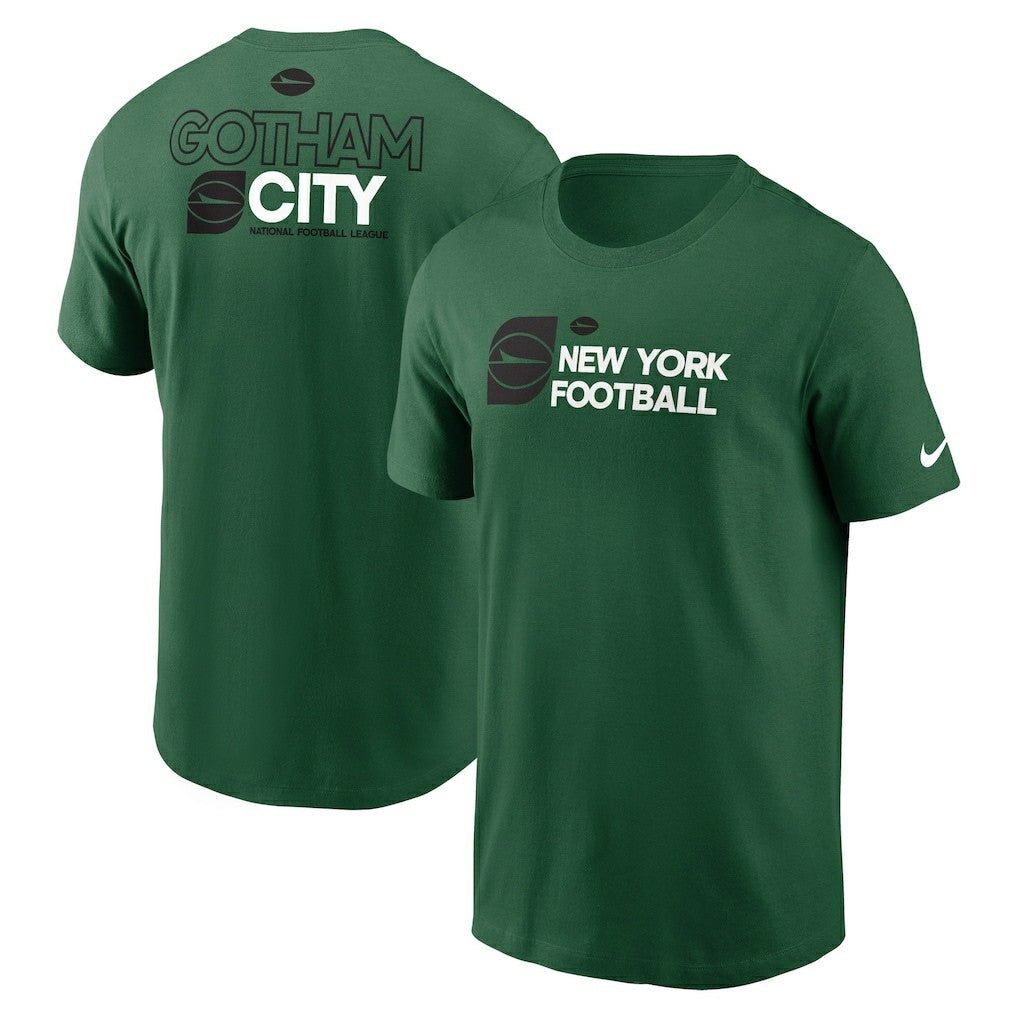 New York Jets Outline T-Shirt - Green T-shirts