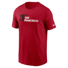San Francisco 49ers Outline T-Shirt - Scarlet T-shirts