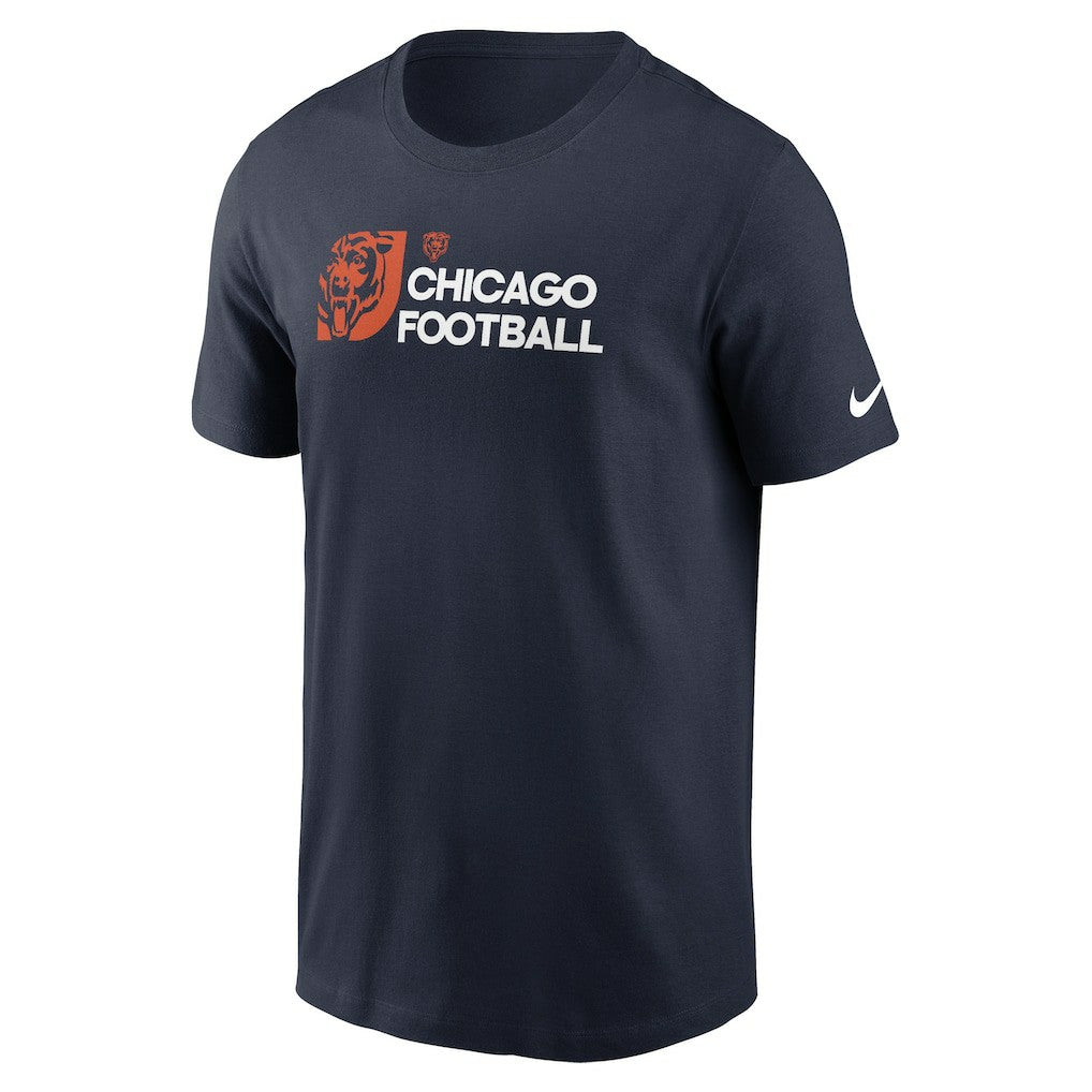 Chicago Bears Outline T-Shirt - Navy T-shirts
