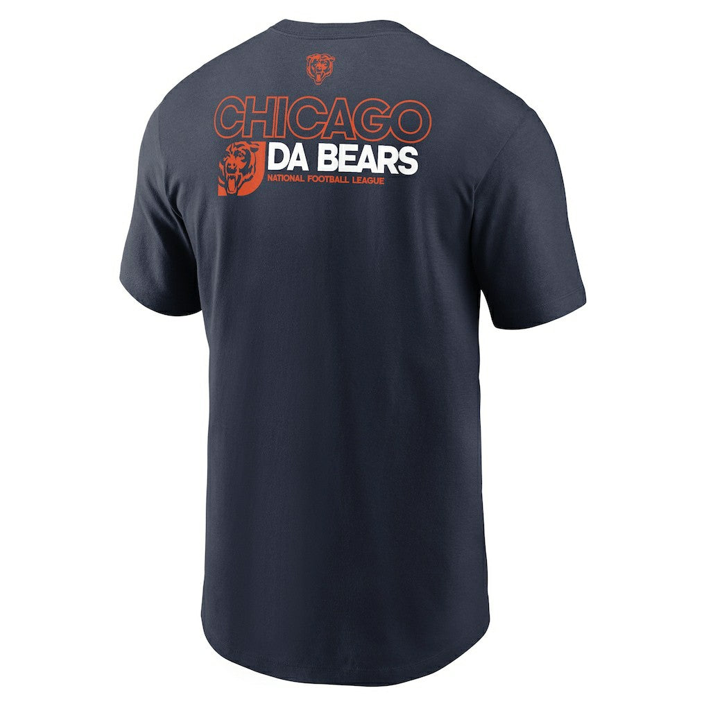 Chicago Bears Outline T-Shirt - Navy T-shirts