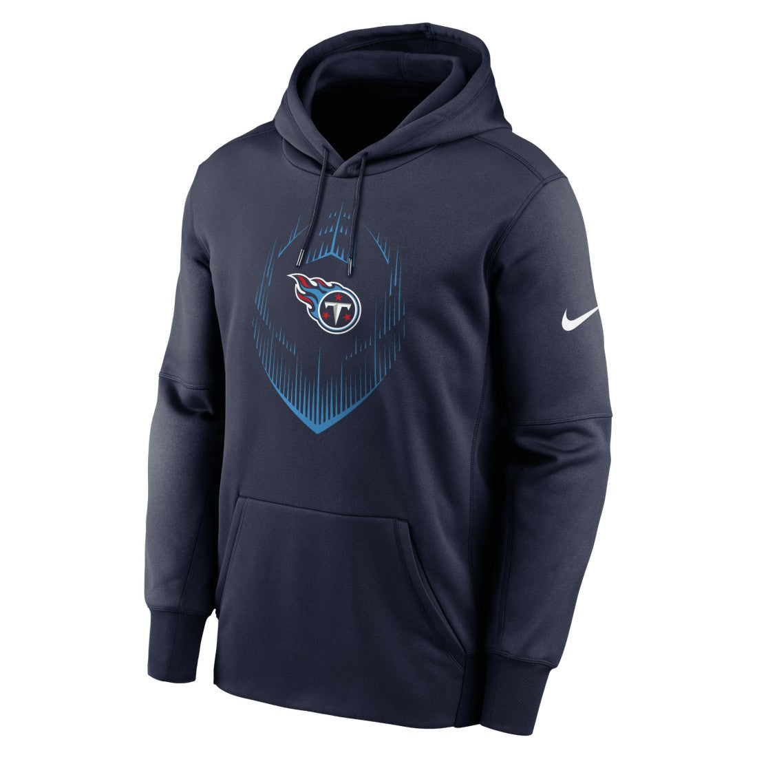 Tennessee Titans Icon Performance Pullover Hoodie - Navy Hoodies