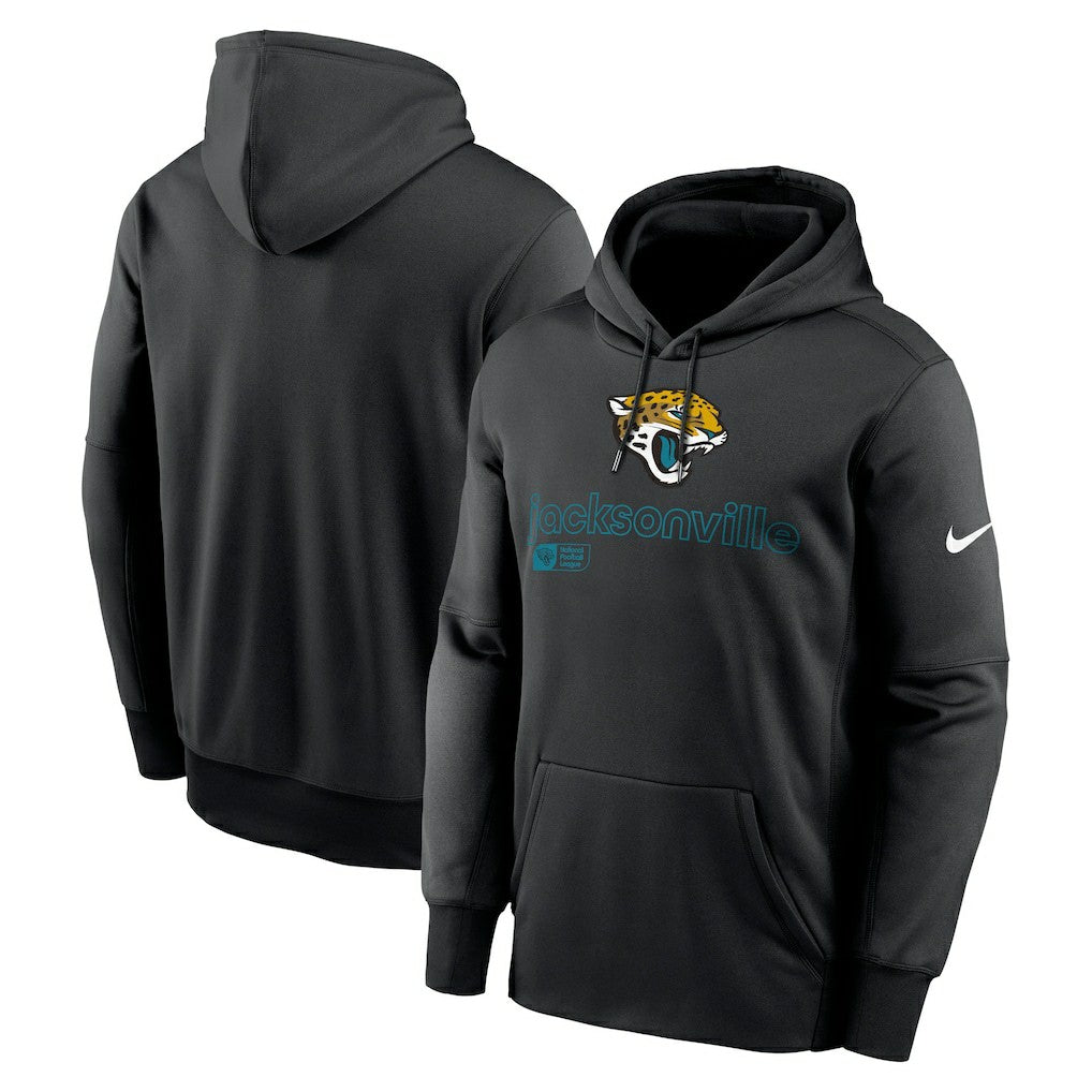 Jacksonville Jaguars Performance Pullover Hoodie - Black Hoodies