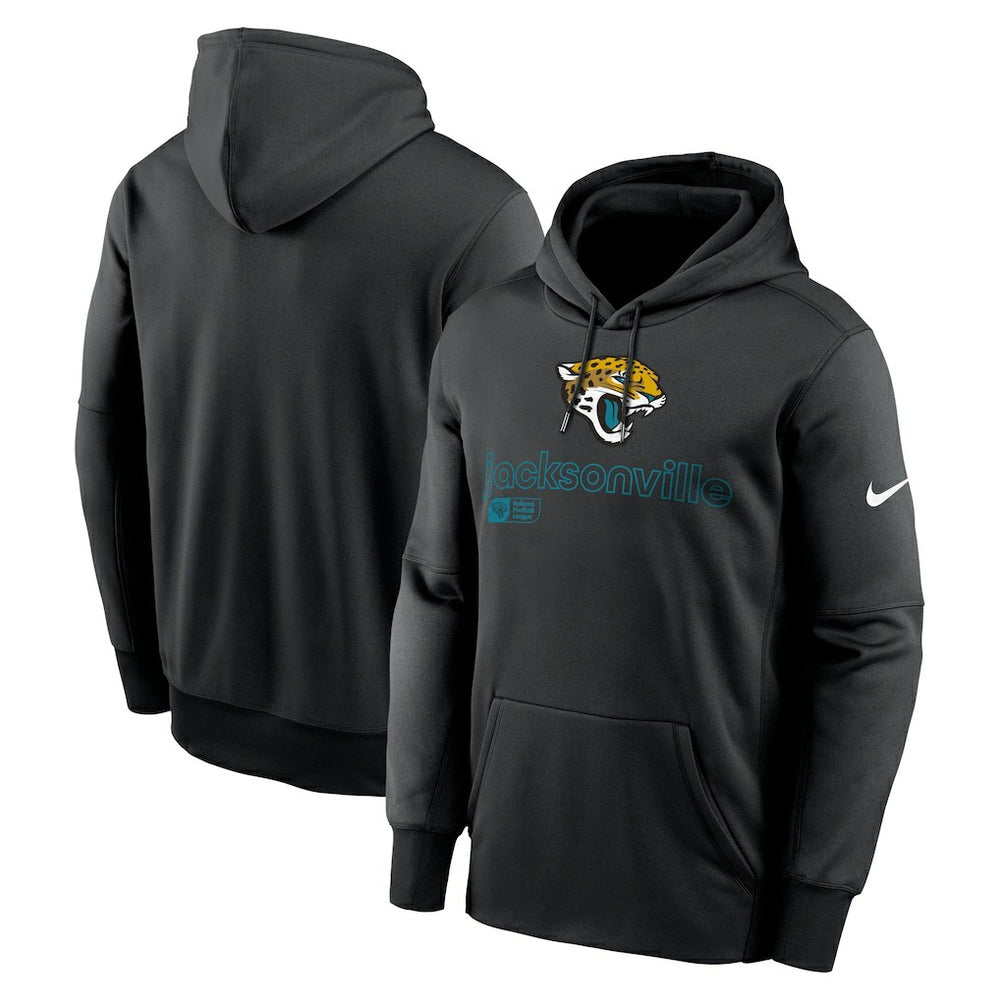 Jacksonville Jaguars Performance Pullover Hoodie - Black Hoodies