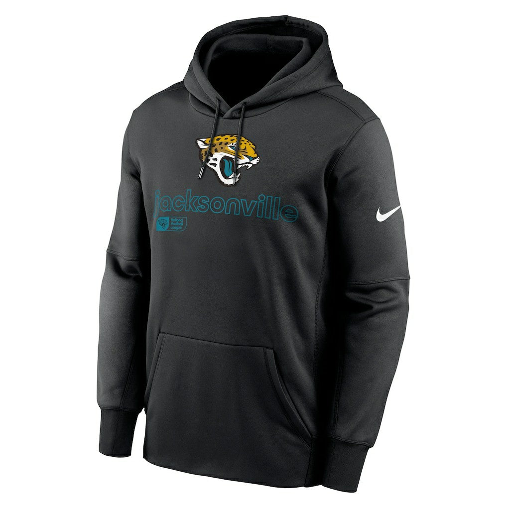 Jacksonville Jaguars Performance Pullover Hoodie - Black Hoodies