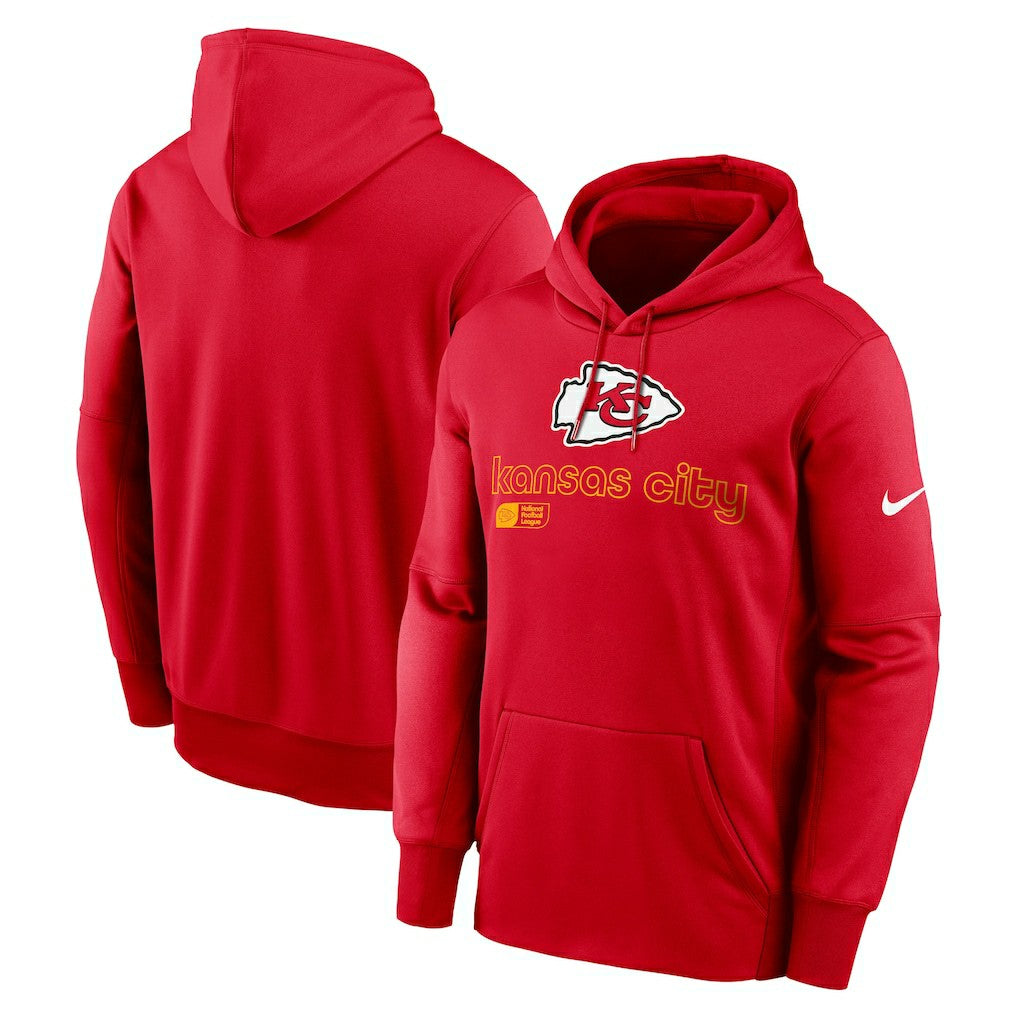 Kansas City Chiefs Performance Pullover Hoodie - Red Hoodies
