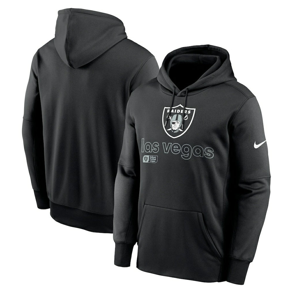 Las Vegas Raiders Performance Pullover Hoodie - Black Hoodies