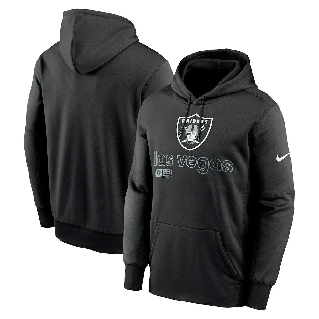 Las Vegas Raiders Performance Pullover Hoodie - Black Hoodies