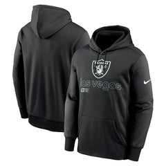 Las Vegas Raiders Performance Pullover Hoodie - Black Hoodies