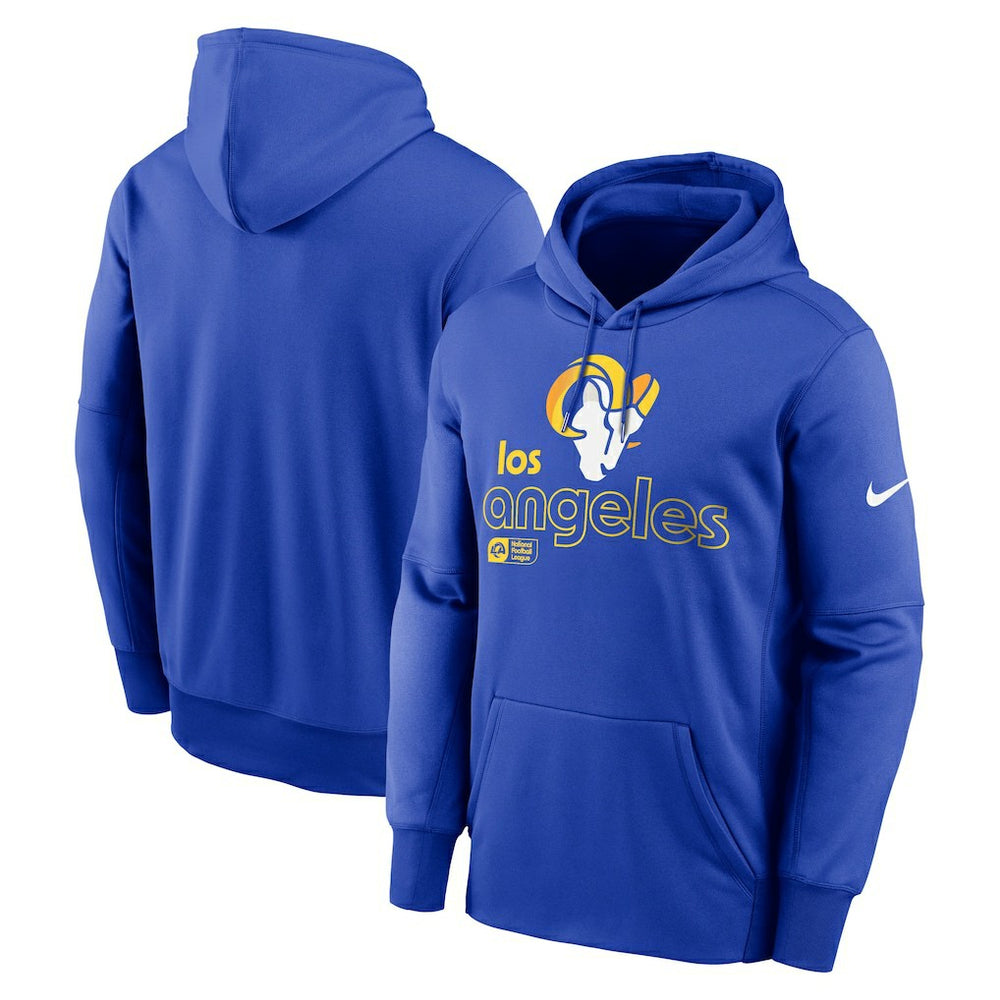 Los Angeles Rams Performance Pullover Hoodie - Royal Hoodies