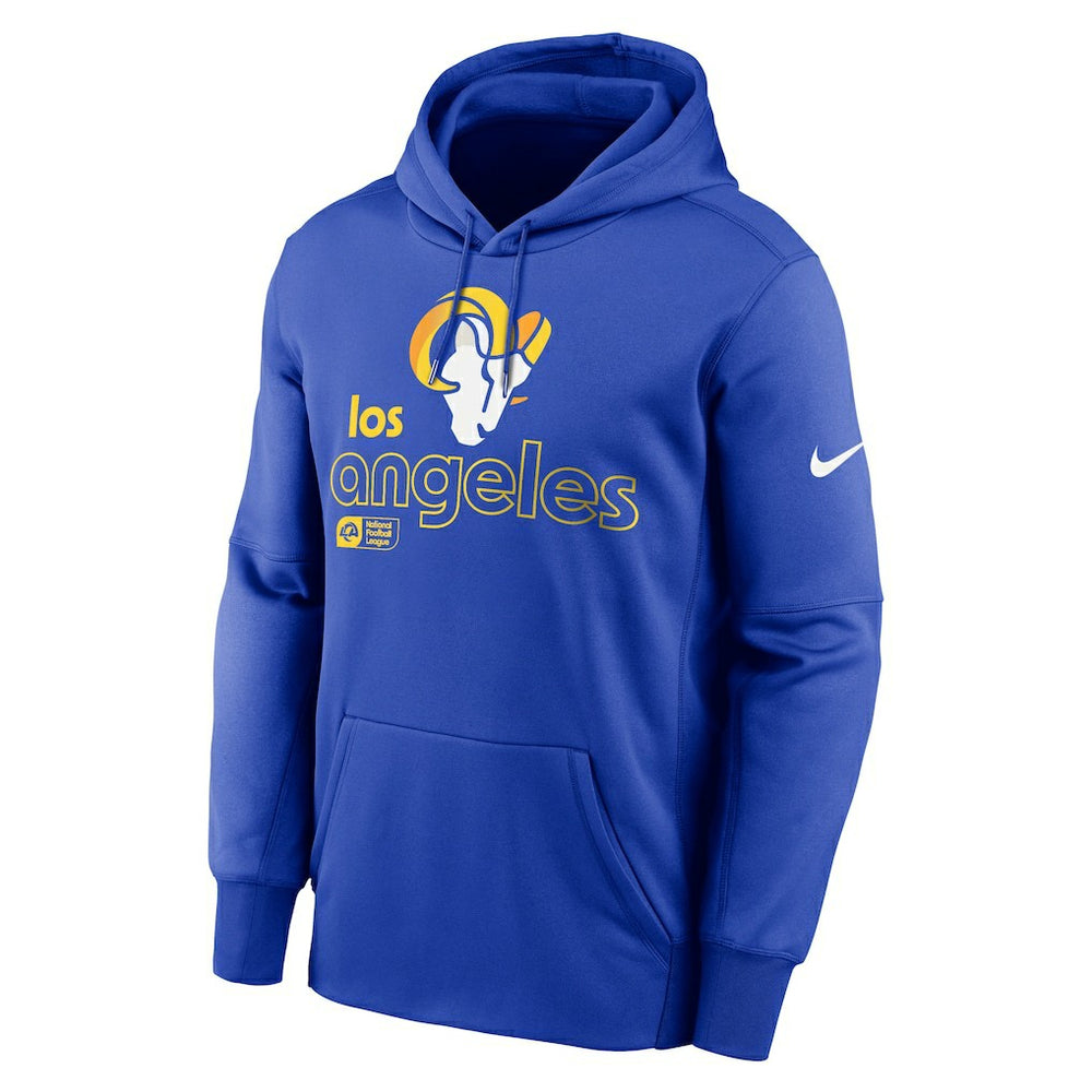 Los Angeles Rams Performance Pullover Hoodie - Royal Hoodies