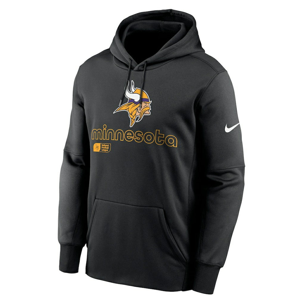 Minnesota Vikings Performance Pullover Hoodie - Black Hoodies