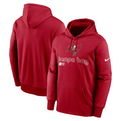Tampa Bay Buccaneers Performance Pullover Hoodie - Red Hoodies