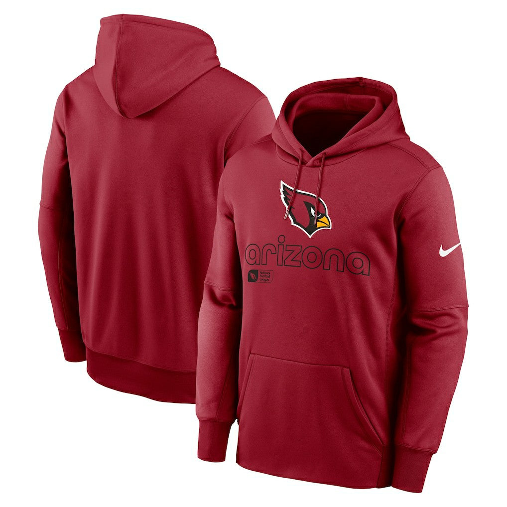 Arizona Cardinals Performance Pullover Hoodie - Cardinal Hoodies