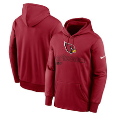 Arizona Cardinals Performance Pullover Hoodie - Cardinal Hoodies