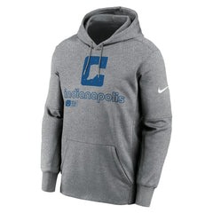 Indianapolis Colts Performance Pullover Hoodie - Heather Gray Hoodies