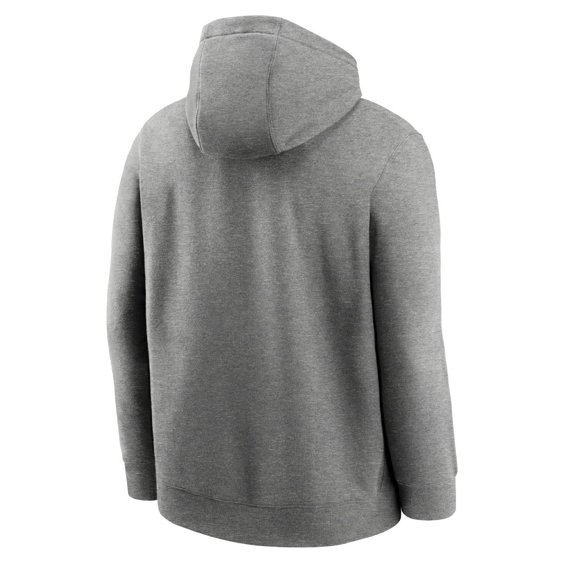 New York Jets Rewind Club Logo Pullover Hoodie - Heather Gray Hoodies
