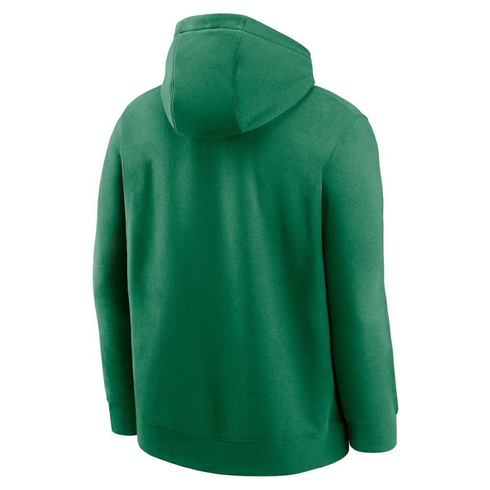 New York Jets Rewind Club Logo Pullover Hoodie - Kelly Green Hoodies