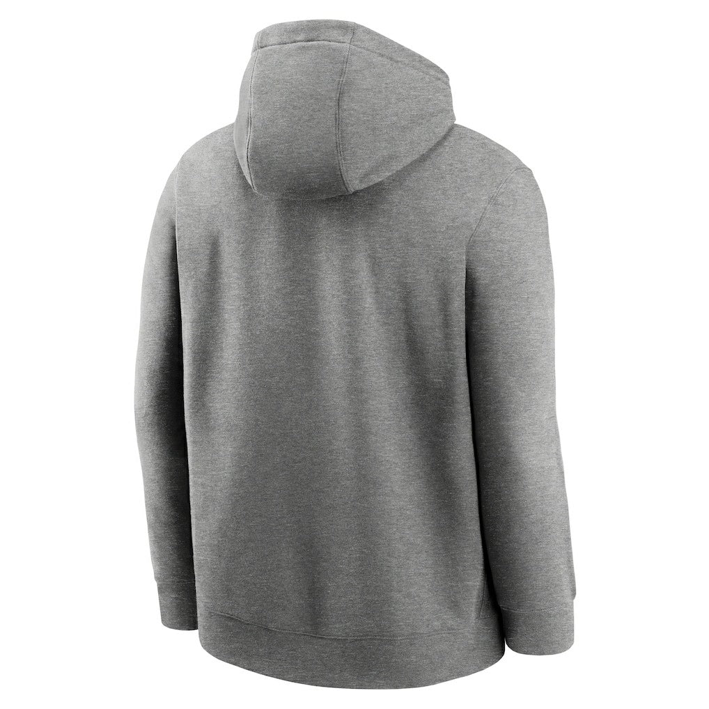 Cleveland Browns Rewind Club Logo Pullover Hoodie - Heather Gray Hoodies