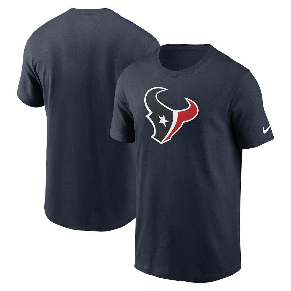 Houston Texans Rewind Logo Essential T-Shirt - Navy T-shirts