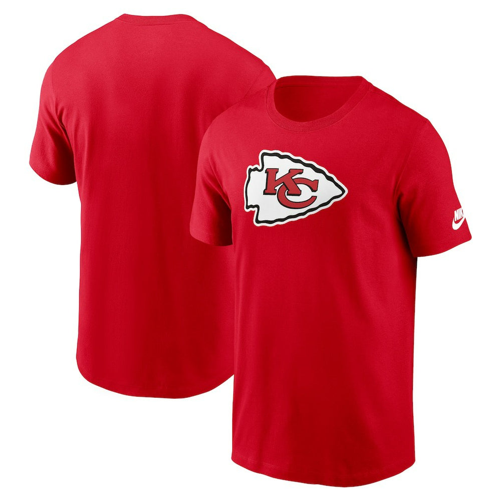 Kansas City Chiefs Rewind Logo Essential T-Shirt - Red T-shirts
