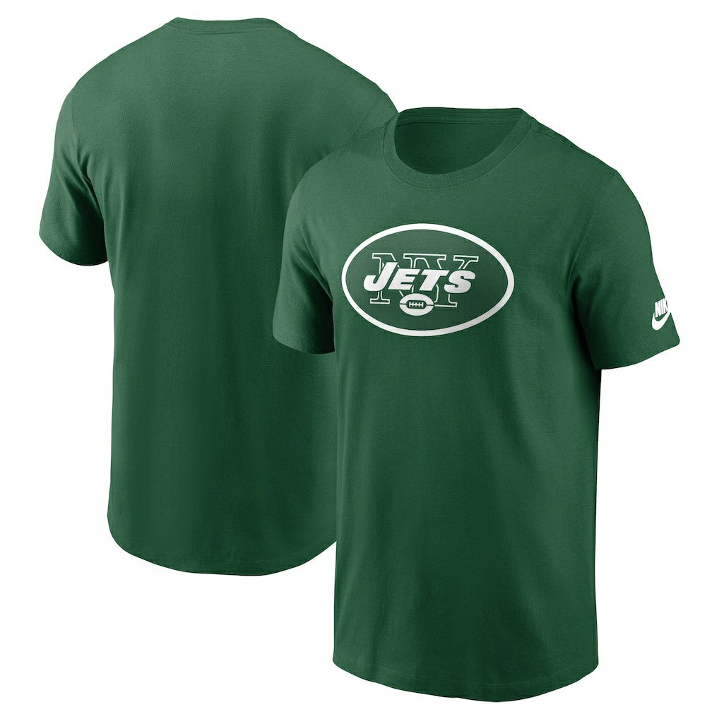 New York Jets Rewind Logo Essential T-Shirt - Kelly Green T-shirts