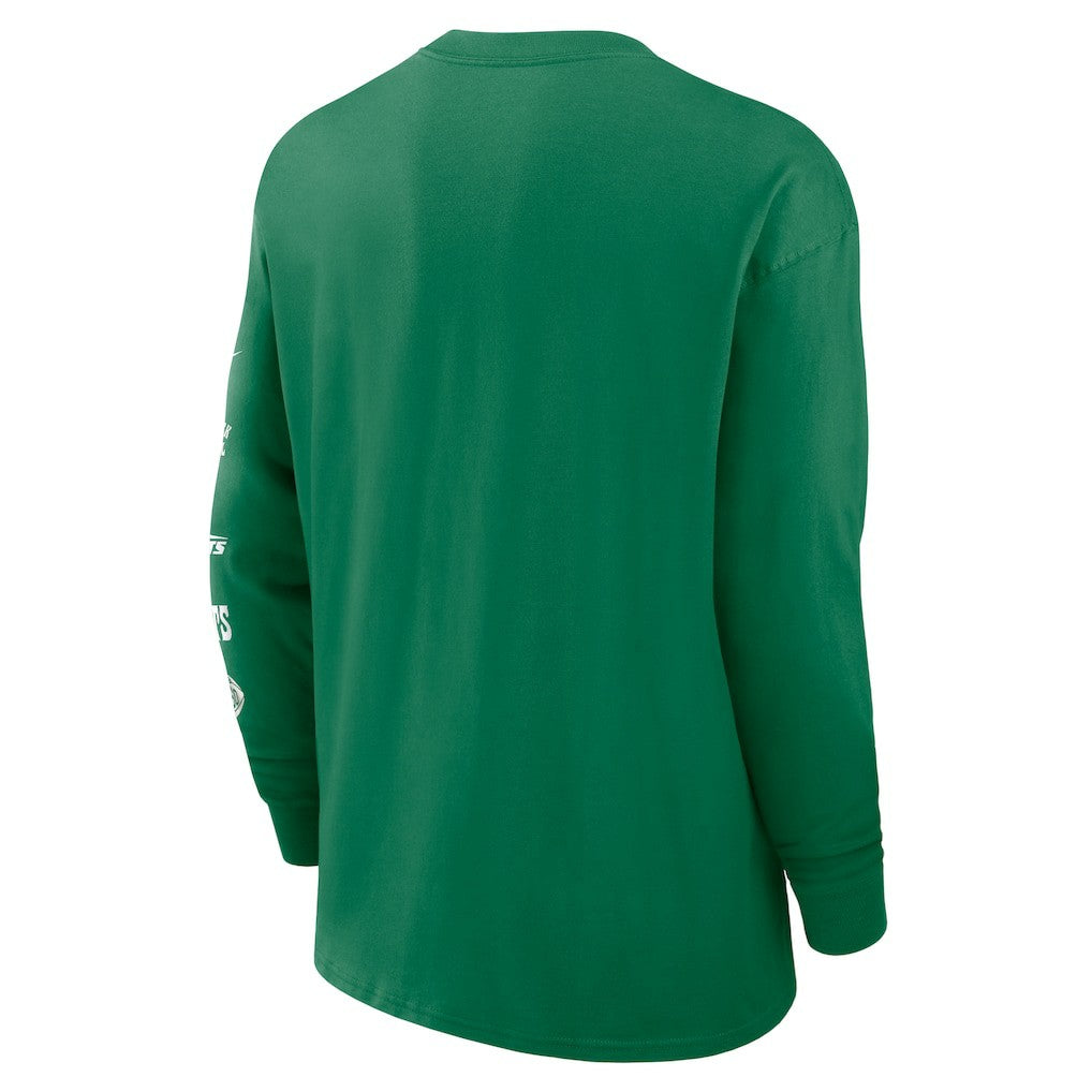 New York Jets Rewind Heavy Max90 Pocket Long Sleeve T-Shirt - Green T-shirts