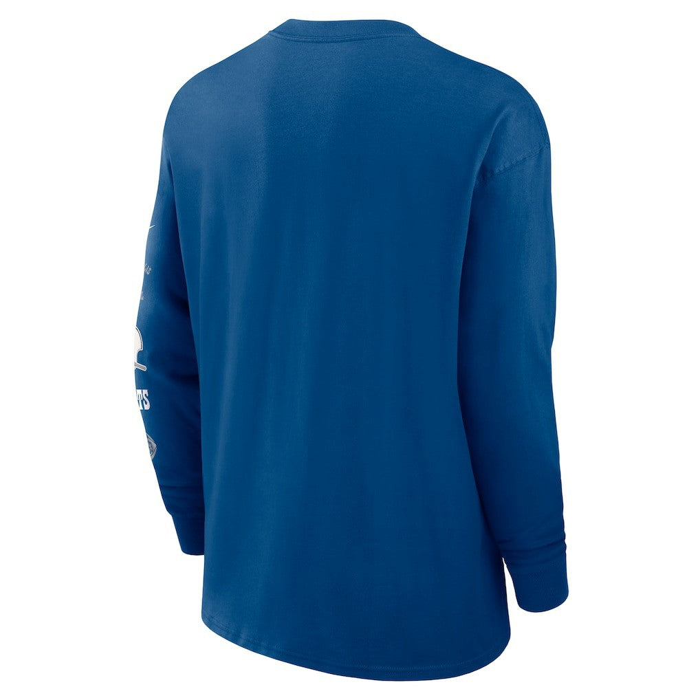 Indianapolis Colts Rewind Heavy Max90 Pocket Long Sleeve T-Shirt - Royal T-shirts