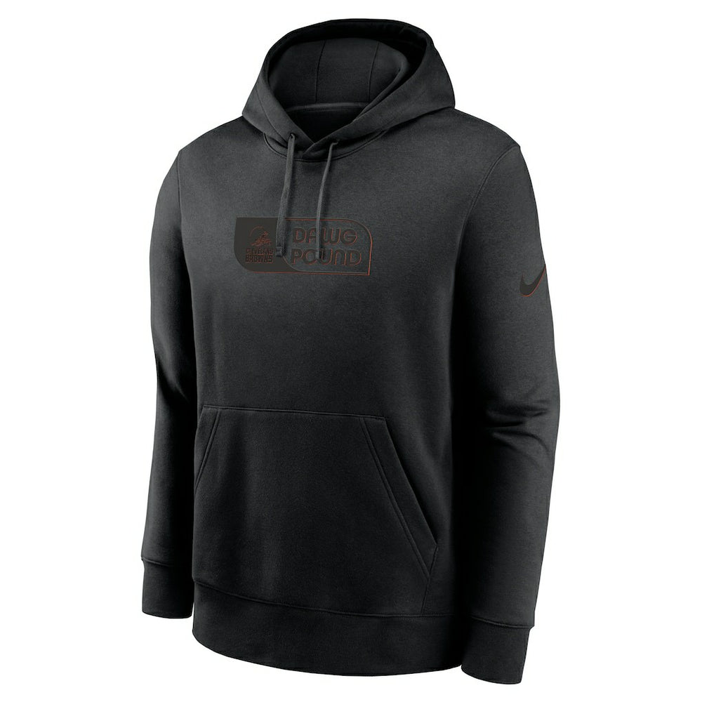 Cleveland Browns Edge Pack French Terry Club Pullover Hoodie - Black Hoodies