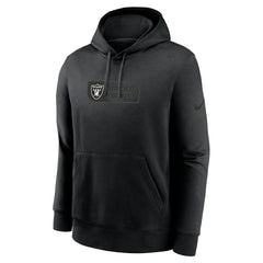 Las Vegas Raiders Edge Pack French Terry Club Pullover Hoodie - Black Hoodies