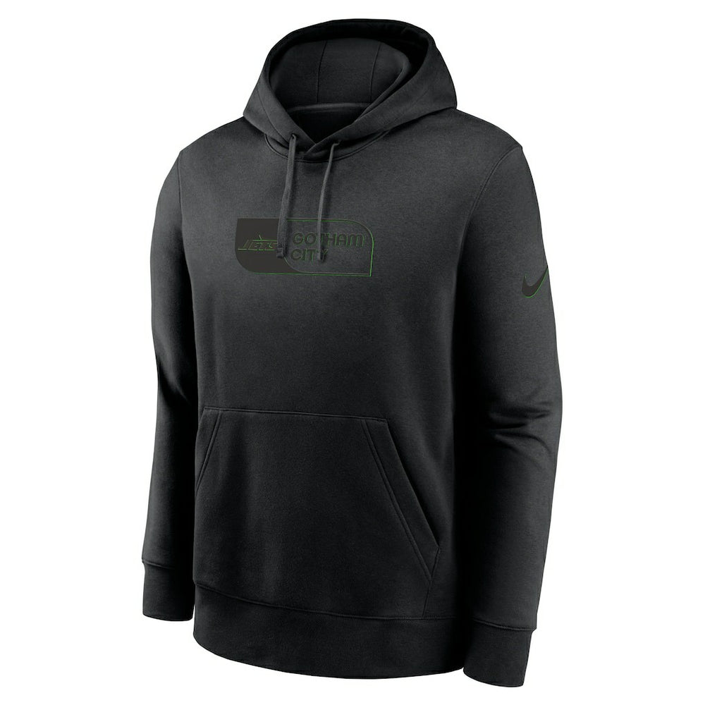 New York Jets Edge Pack French Terry Club Pullover Hoodie - Black Hoodies