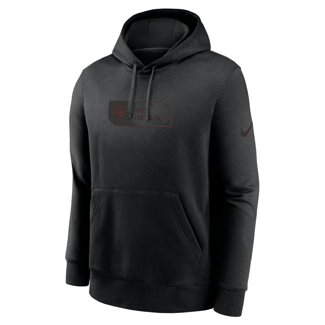 Tampa Bay Buccaneers Edge Pack French Terry Club Pullover Hoodie - Black Hoodies