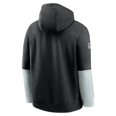 Las Vegas Raiders 2024 Sideline Club Pullover Hoodie - Black Hoodies