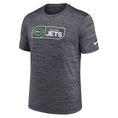 New York Jets Big & Tall Velocity Performance T-Shirt - Black T-shirts