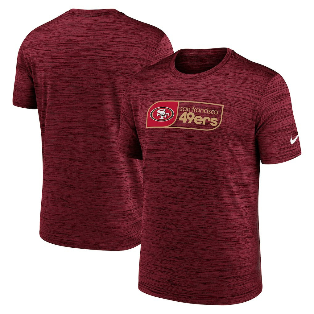 San Francisco 49ers Big & Tall Velocity Performance T-Shirt - Scarlet T-shirts