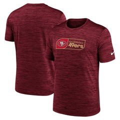 San Francisco 49ers Big & Tall Velocity Performance T-Shirt - Scarlet T-shirts