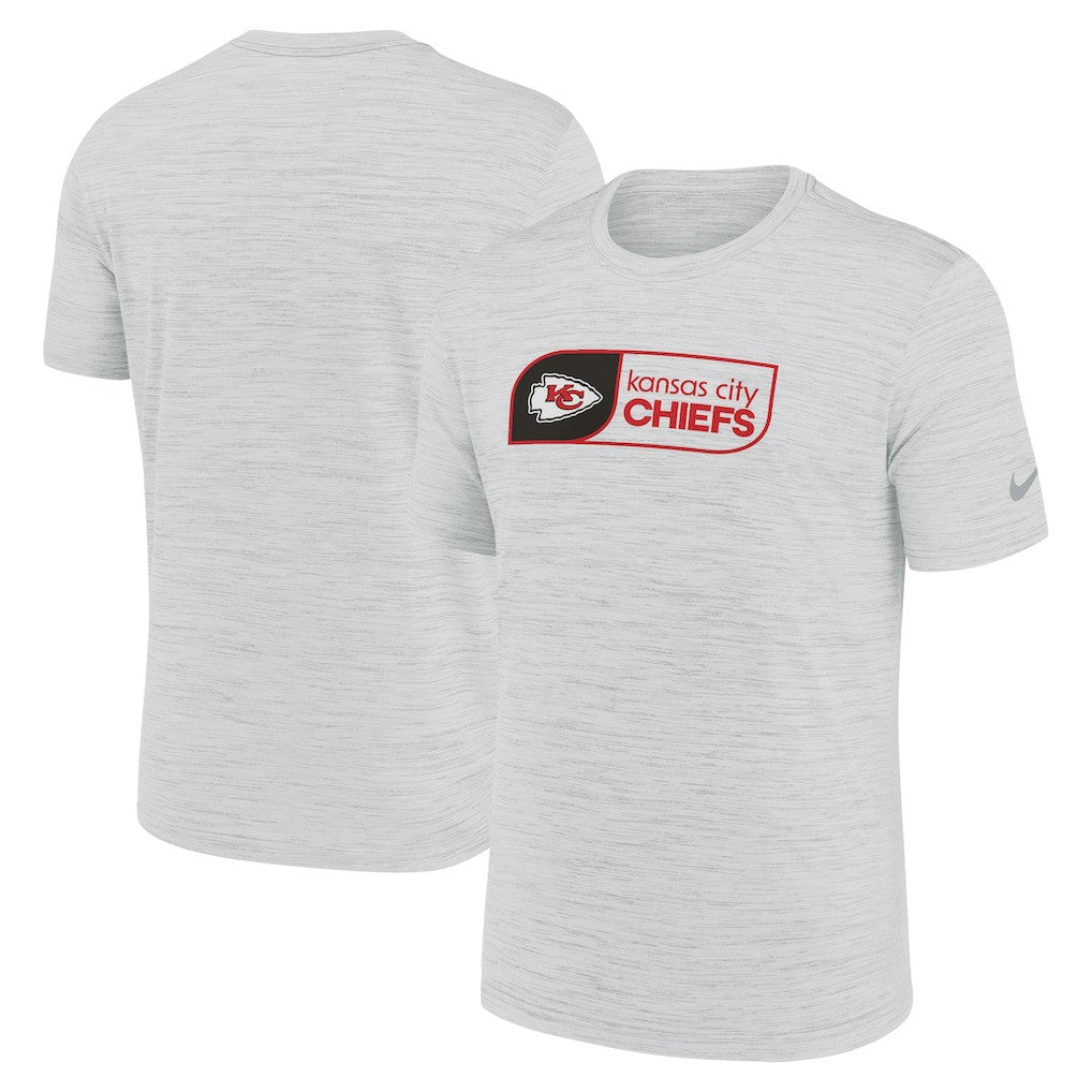 Kansas City Chiefs Big & Tall Velocity Performance T-Shirt - White T-shirts