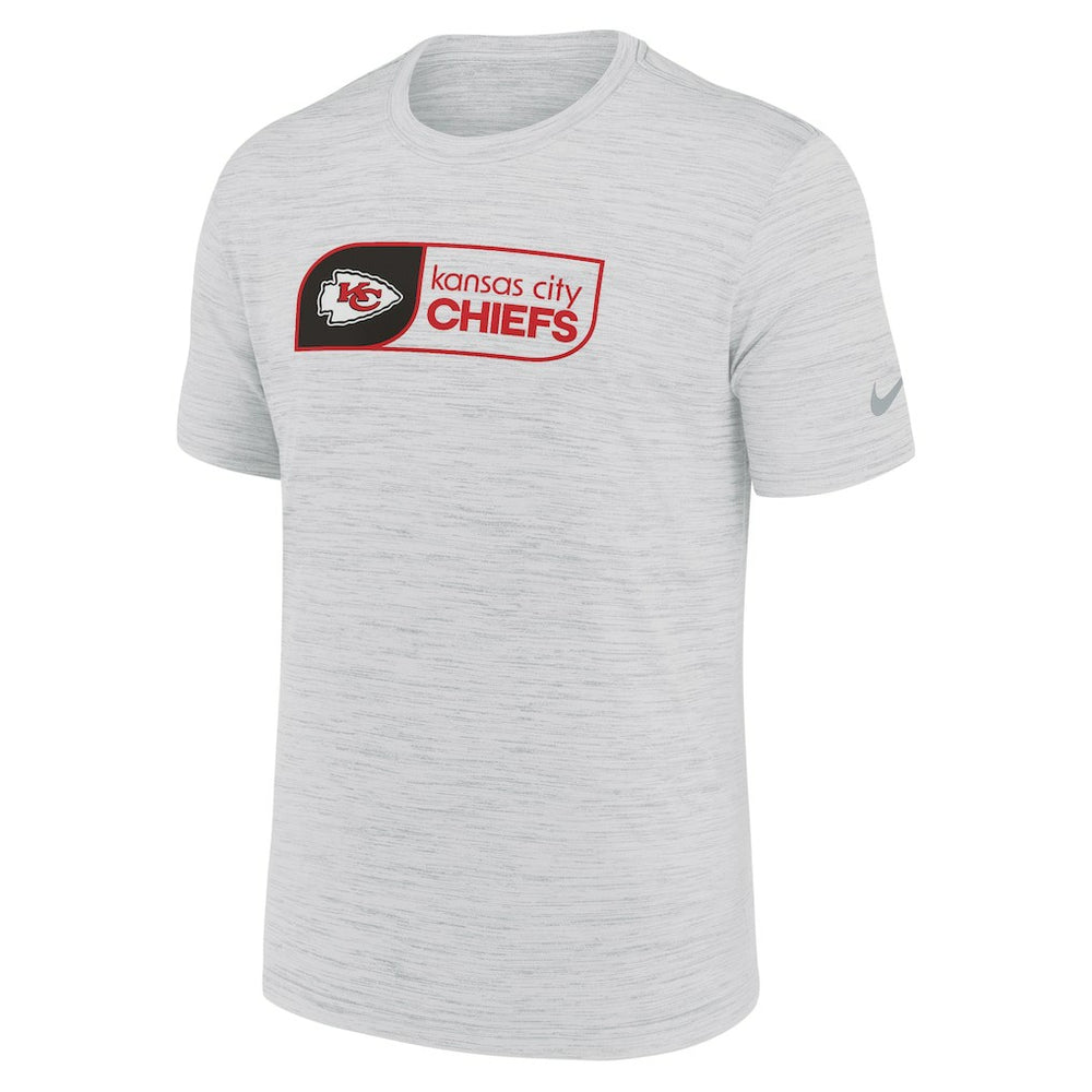 Kansas City Chiefs Big & Tall Velocity Performance T-Shirt - White T-shirts