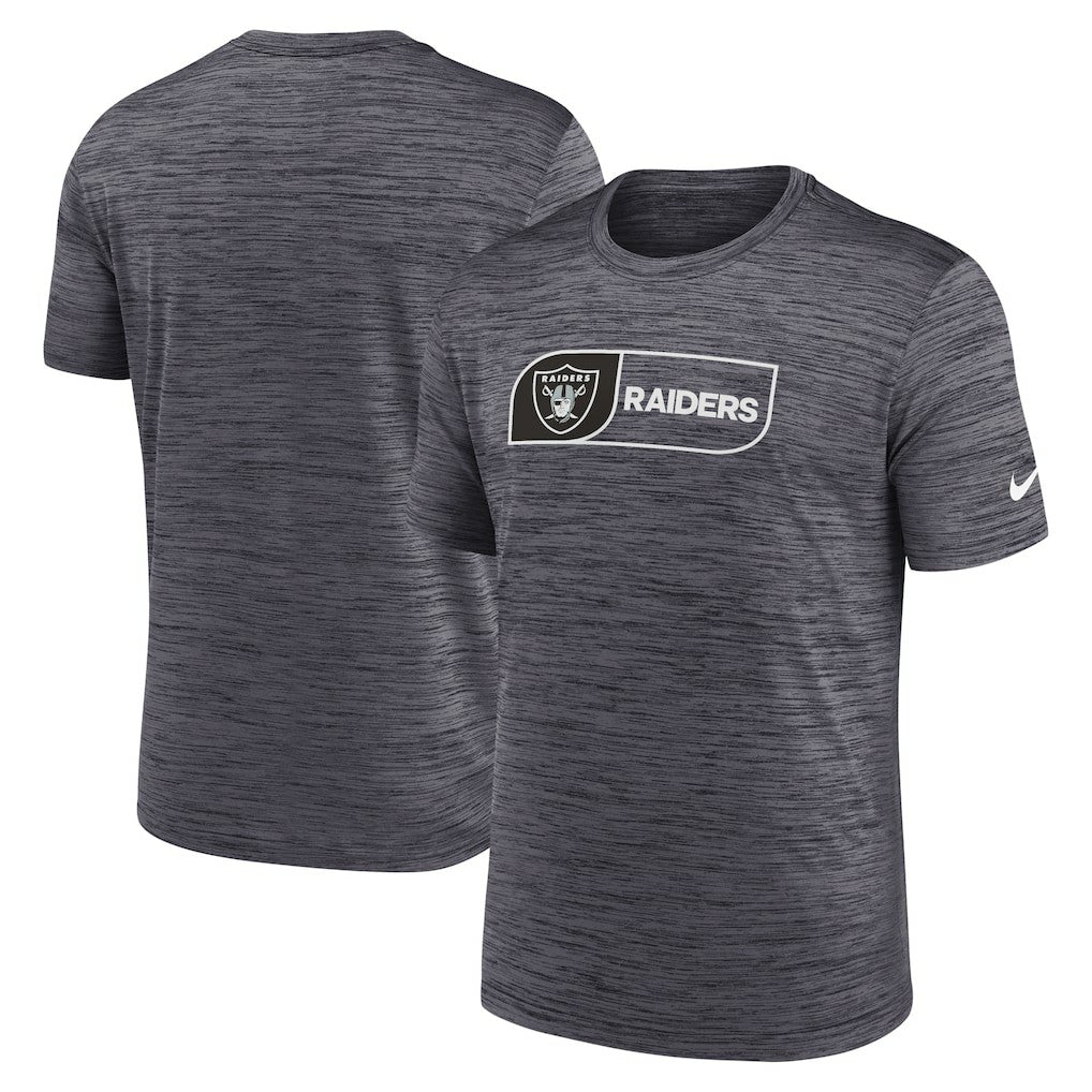 Las Vegas Raiders Big & Tall Velocity Performance T-Shirt - Black T-shirts