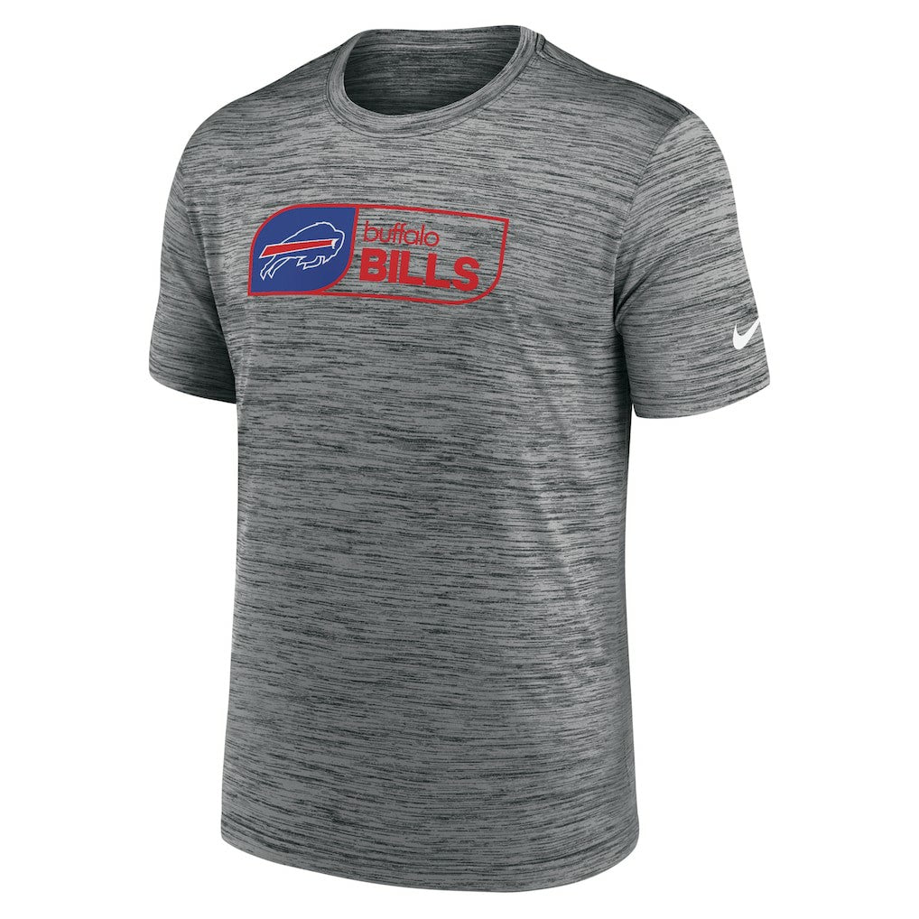 Buffalo Bills Big & Tall Velocity Performance T-Shirt - Charcoal T-shirts