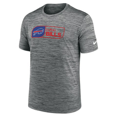 Buffalo Bills Big & Tall Velocity Performance T-Shirt - Charcoal T-shirts