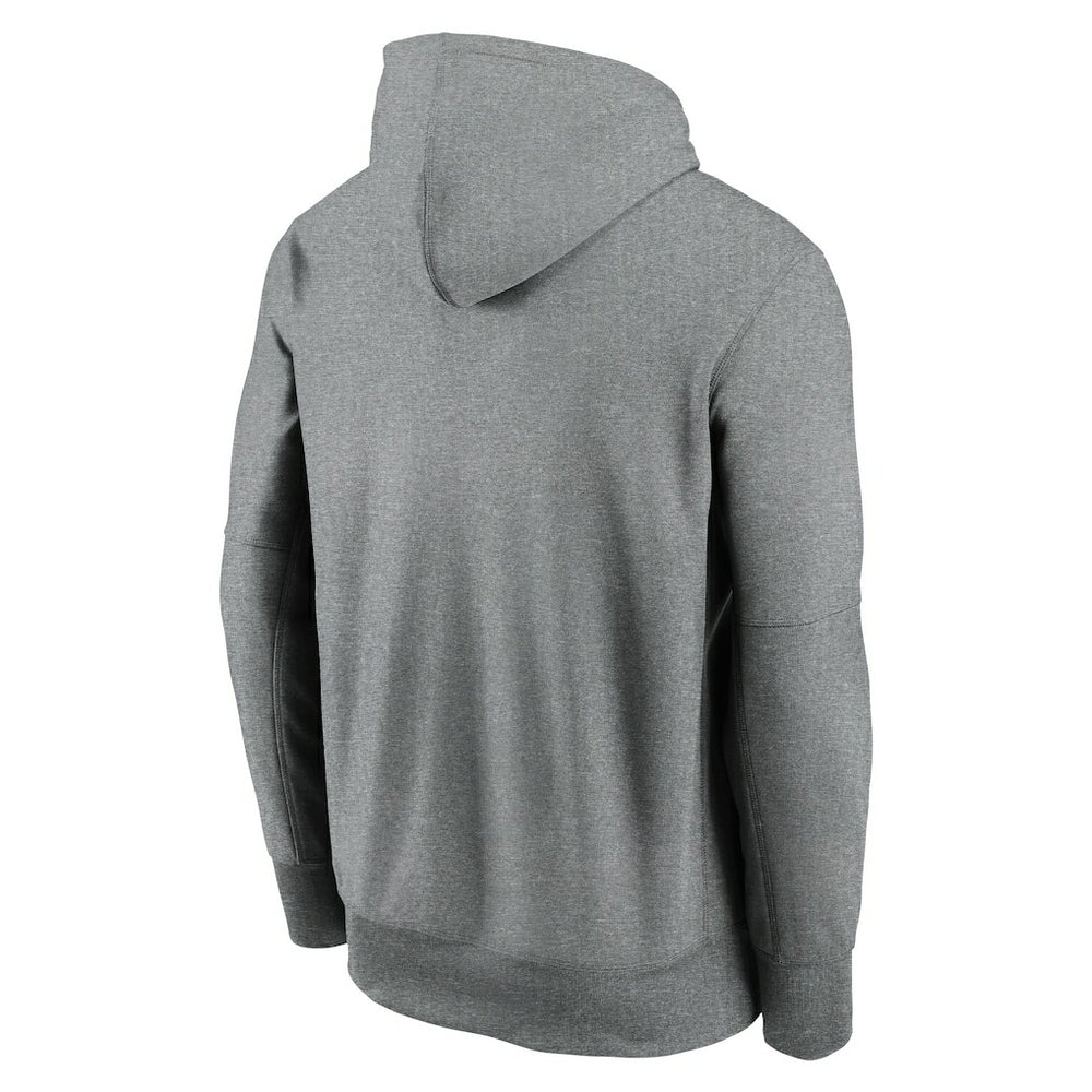 Miami Dolphins Big & Tall Performance Pullover Hoodie - Heather Gray Hoodies