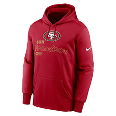 San Francisco 49ers Big & Tall Performance Pullover Hoodie - Scarlet Hoodies
