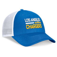Los Angeles Chargers Upper Trucker Adjustable Hat - Powder Blue/White Hats