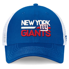 New York Giants Upper Trucker Adjustable Hat - Royal/White Hats