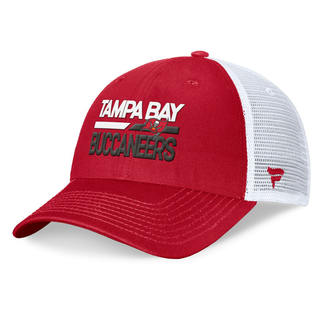 Tampa Bay Buccaneers Upper Trucker Adjustable Hat - Red/White Hats
