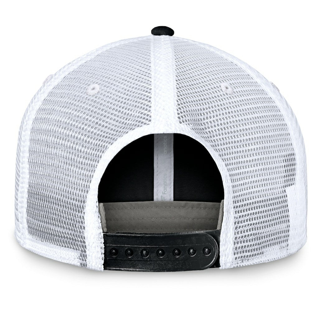 Atlanta Falcons Upper Trucker Adjustable Hat - Black/White Hats