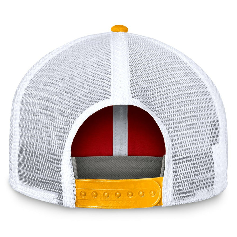 Kansas City Chiefs Bench Trucker Adjustable Hat - Red/Gold Hats